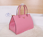 2014 Prada Saffiano Cuir Leather Tote BN2760 in Pink BN2760