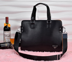 2014 Prada shoulder tote bag 11951 in Black 11951