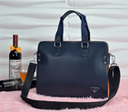 2014 Prada shoulder tote bag 11951 in Royalblue 11951