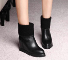 2014 chrome hearts Winter High-heeled boots CHW0012