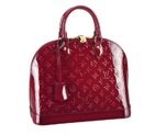 2014 louis vuitton Alma MM LG MONOGRAM VERNIS M90025 M90025