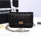 2015 Boy Chanel mini Flap Bag Black Original Sheepskin A33808 A33808