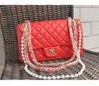 2015 Chanel 2.55 Series Bags Sheepskin Leather 1112 Red 1112