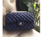 2015 Chanel 2.55 Series Flap Bag Original Sheepskin Leather 1112 Blue 1112