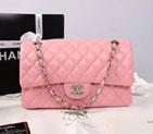 2015 Chanel 2.55 Series Flap Bag Original Sheepskin Leather 1112 Pink with Polished hardware 1112
