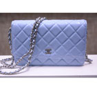 2015 Chanel A33814 Lavender Original Patent Leather mini Flap Bag Silver A33814