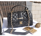 2015 Chanel Classic Top Flap Bag Sheepskin Leather A62568 Black A62568