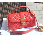 2015 Chanel Classic Top Flap Bag Sheepskin Leather A62568 Red A62568