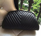 2015 Chanel Clutch Bag Original Sheepskin Leather A34342 Black A34342