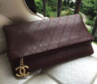 2015 Chanel Clutch Original Leather A56508 Claret A56508
