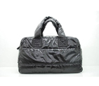 2015 Chanel Coco Cocoon Satchel Bag Sheepskin A36031 Black A36031