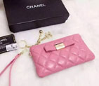 2015 Chanel Coin Purse Pink Sheepskin Leather A2225 A2225