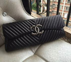 2015 Chanel Evening Cultch Bags A94341 in Black Import Original Lambskin Leather A94341
