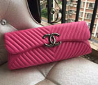 2015 Chanel Evening Cultch Bags A94341 in Rose Import Original Lambskin Leather A94341