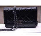 2015 Chanel LE Boy A33815 Light Caviar Leather Flap Shoulder Bags Black with Black Polished A33815