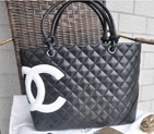 2015 Chanel Large Tote bag Original sheepskin in Black A25169