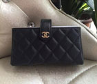 2015 Chanel Le Boy Clutch bag Original Caviar Leather A89192 Black with Gold A89192