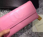 2015 Chanel Matelasse Bi-Fold Wallet Calfskin Leather A66608 Pink A66608
