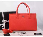 2015 Chanel Red Original leather Tote Shoulder Bag A67007 with Silver A67007