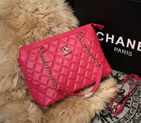 2015 Chanel Sheepskin Leather Shoulder Bag A68038 Rose A68038
