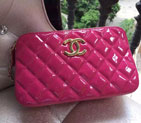 2015 Chanel Shoulder Bag Original patent Leather A99256 Rose A99256