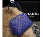 2015 Chanel Shoulder Bag Sheepskin Leather A68029 Royal A68029