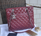 2015 Chanel Shoulder Bag Sheepskin Leather A72300 Burgundy A72300