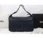 2015 Chanel Top Original Leather Hobo Bag A92170 Blue A92170
