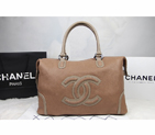 2015 Chanel Top Original Leather Tote Bag A69236 Wheat A69236