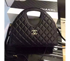 2015 Chanel Top shoulder Bag Sheepskin Leather A67205 Black A67205