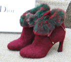 2015 Dior women Fur boots DSW0085