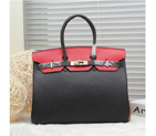 2015 Hermes Birkin 30CM Tote Bag Clemence leather H30 Black H30