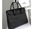 2015 Hermes Briefcase Original Calf Leather H8024 Black H8024