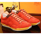 2015 Hermes men buckskin Embossed sport casual shoes HMS0091
