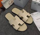 2015 Hermes men slippers shoes in soft leather HMS0114