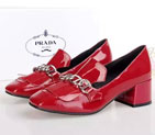 2015 Latest Prada women patent leather casual shoes PSW0131