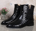 2015 Louis vitton Stone grain patent leather boots SW0194