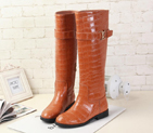 2015 Louis vitton women Crocodile high boots SW0150