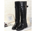 2015 Louis vitton women Crocodile high boots SW0149