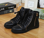 2015 Louis vitton women zipper decoration High-top boots SW0154