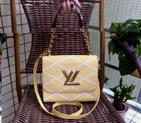 2015 Louis vuitton TWIST MALLETAGE M48618 Yellow M48618