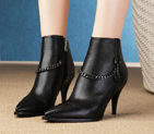 2015 Miu Miu Pointed high-heeled boots BMS0056