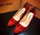 2015 Miu Miu women Patent leather shoes BMS0073