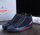 2015 Prada men Nubuck strap high-top casual shoes PSM0253