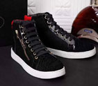 2015 Prada men Snake stripes high-top lace casual shoes PSM0331
