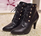 2015 Valentino women Strap rivet Stiletto boots VN0020