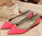2015 Valentino women flats shoes with rivet VN0050