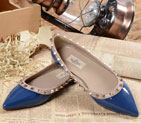 2015 Valentino women flats shoes with rivet VN0051