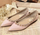 2015 Valentino women flats shoes with rivet VN0052