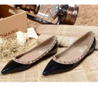 2015 Valentino women flats shoes with rivet VN0054